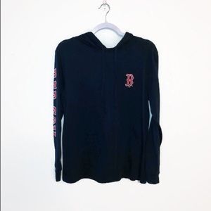 Women’s Boston Red Sox Long Sleeve Hooded Shirt